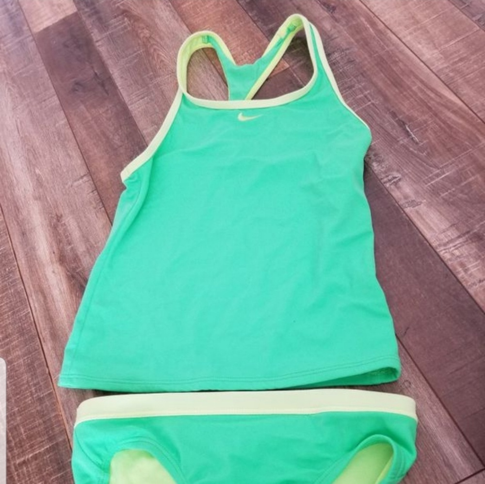 Girls 2 piece Nike swim suit